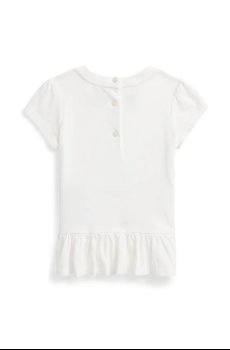 Детская хлопковая футболка Polo Ralph Lauren