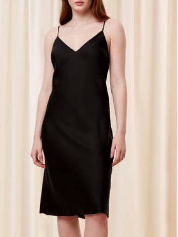 Triumph Нічна сорочка Silky Sensuality NDW X 10216557 Чорний Regular Fit Triumph Нічна сорочка Silky Sensuality NDW X 10216557 Чорний Regular Fit