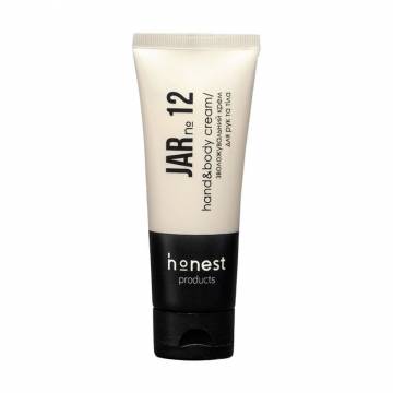 Увлажняющий крем для рук и тела Honest Products Jar 12 Hand & Body Cream Smoked Sugar, 75 мл Увлажняющий крем для рук и тела Honest Products Jar 12 Hand & Body Cream Smoked Sugar, 75 мл