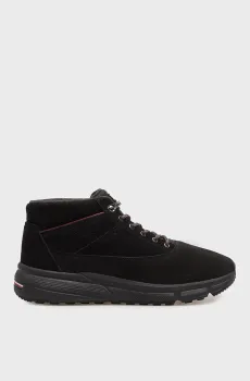 Мужские замшевые хайтопы HYBRID Черный 40 Tommy Hilfiger FM0FM05609