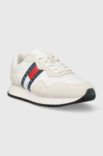 Кроссовки Tommy Jeans TJW EVA RUNNER MAT MIX ESS цвет белый EN0EN02510 Кроссовки Tommy Jeans TJW EVA RUNNER MAT MIX ESS цвет белый EN0EN02510
