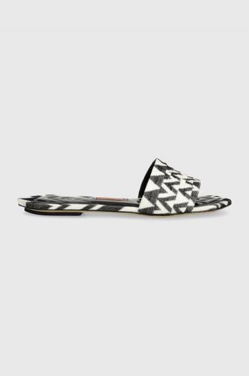 Шлепанцы Missoni Gia Flat женские цвет чёрный M32_022 Шлепанцы Missoni Gia Flat женские цвет чёрный M32_022