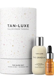 Лимитированный набор для сияния кожи лица и тела Tan-Luxe The Glow Edit (лосьон, 100 мл + капли, 10 мл)