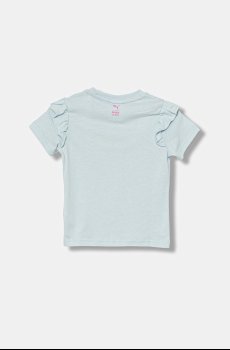 Детская хлопковая футболка Puma PUMA X HELLO KITTY & FRIENDS Ruffle Tee