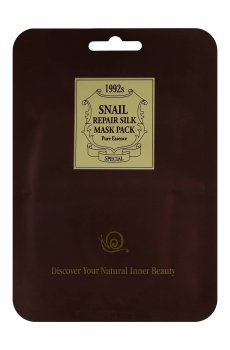 Тканевая маска для лица Chamos Acaci Snail Repair Silk Mask Pack с муцином улитка, 23 мл