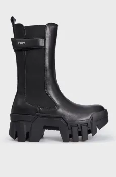 Женские черные кожаные челси Kohleria Черный 37 PRPY PRFDS2327W