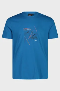 Мужская синяя футболка Синий 46 CMP 35F5617-L988