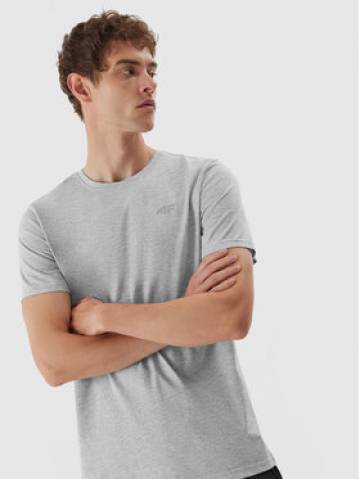 4F Футболка 4FAW23TTSHM0876 Сірий Regular Fit 4F Футболка 4FAW23TTSHM0876 Сірий Regular Fit