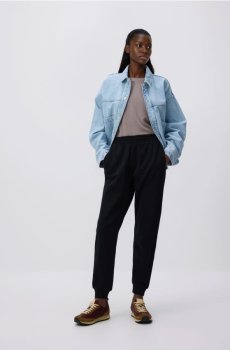 Reserved - Спортивні штани зі шнурком - чорний - 019HT-99X