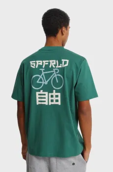 Мужская зеленая футболка Зеленый XXL SPRINGFIELD 263443