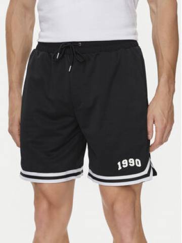 Jack&Jones Спортивні шорти Jpstbill 12255529 Чорний Wide Leg Jack&Jones Спортивні шорти Jpstbill 12255529 Чорний Wide Leg