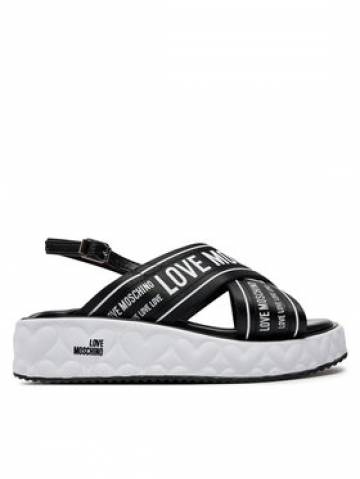 LOVE MOSCHINO Босоніжки JA16315I0IIX300A Чорний LOVE MOSCHINO Босоніжки JA16315I0IIX300A Чорний