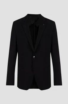 Мужской черный блейзер Черный 52 Karl Lagerfeld 551006.155280;990