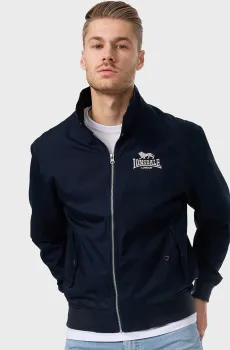 Мужская темно-синяя ветровка CLASSIC Синий XL Lonsdale 110538