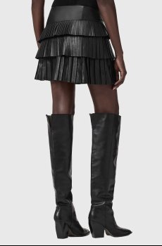 Кожаная юбка AllSaints