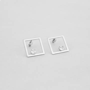 Серебряные серьги Minimal 1378 Серебряные серьги Minimal 1378