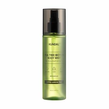 Спрей для тела Kundal Tea Tree & Biotics Body Mist Apple Green Tea против акне, 200 мл Спрей для тела Kundal Tea Tree & Biotics Body Mist Apple Green Tea против акне, 200 мл
