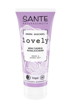 Аромагель для душа Sante Lovely Aroma Shower Gel Роза и жасмин, 200 мл