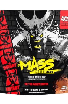 Гейнер Mutant Mass Extreme 2500 Тройной шоколад, в порошке 2.72 кг