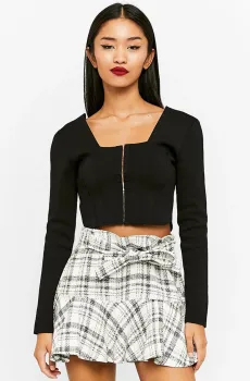 Женский черный топ Черный M Tally Weijl SPUPESETTO