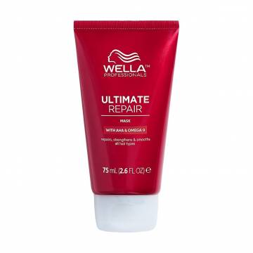 Крем-маска Wella Professionals Ultimate Repair Mask With AHA & Omega-9 для всех типов волос, 75 мл Крем-маска Wella Professionals Ultimate Repair Mask With AHA & Omega-9 для всех типов волос, 75 мл