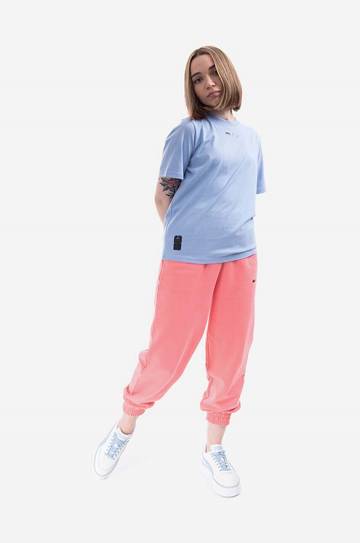Хлопковая футболка MCQ 624665RSJ785355-BLUE Хлопковая футболка MCQ 624665RSJ785355-BLUE