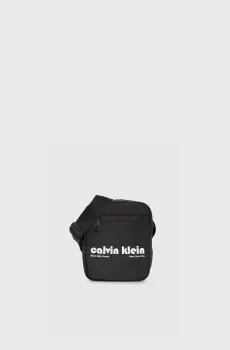 Мужская черная сумка GRAPHIC REPORTER Черный ONESIZE Calvin Klein LV04G3180G