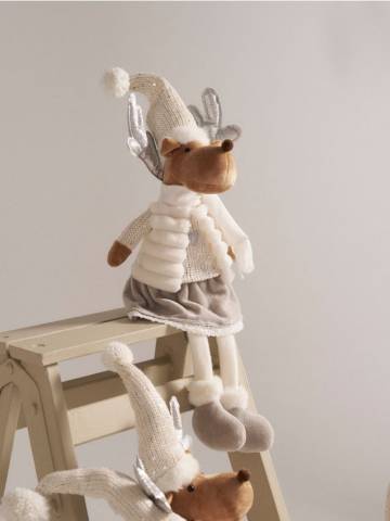 Різдвяна прикраса - срібний