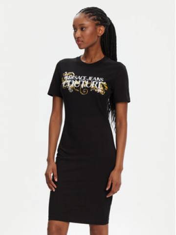 Versace Jeans Couture Повсякденна сукня 78HAOC06 Чорний Slim Fit Versace Jeans Couture Повсякденна сукня 78HAOC06 Чорний Slim Fit