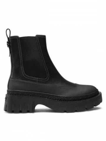 Coach Ботильйони Jayla Leather Bootie CM770 Чорний Coach Ботильйони Jayla Leather Bootie CM770 Чорний