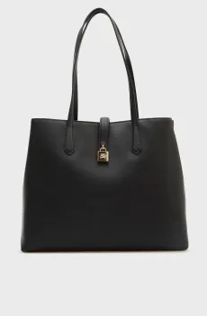 Женская черная кожаная сумка AUTOGRAPH Черный ONESIZE Karl Lagerfeld A3W30150
