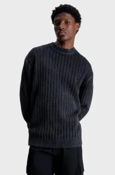 Мужской черный джемпер GMD Черный XL Calvin Klein Jeans J30J323976