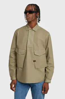 Мужская оливковая рубашка Anorak Оливковый M G-Star RAW D26146,C973