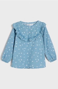 Джинсова сорочка - синій