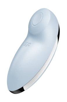Клиторальный вибратор с пульсацией Satisfyer Tap & Climax 2 Vibrator голубой, 1 шт