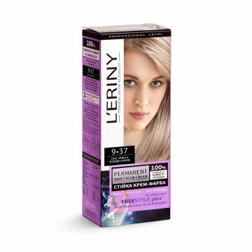 Стойкая крем-краска для волос LERINY Permanent Hair Color Cream 9.37 Холодная ваниль, 115 мл Стойкая крем-краска для волос LERINY Permanent Hair Color Cream 9.37 Холодная ваниль, 115 мл