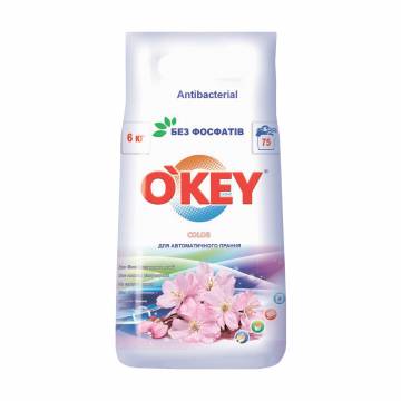 Стиральный порошок Okey Color Цветочный букет, 75 стирок, 6 кг Стиральный порошок Okey Color Цветочный букет, 75 стирок, 6 кг