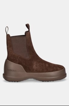 Замшевые сапоги Moon Boot MB LUNA CHELSEA SUEDE
