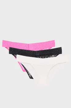 Женские трусики (3 шт) RISE Разноцветный M Calvin Klein LV00QD5305