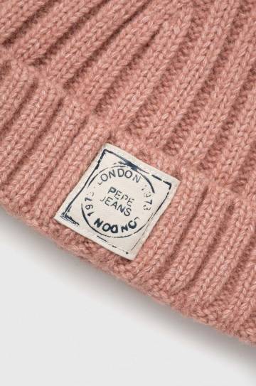 Детская шапка Pepe Jeans цвет розовый