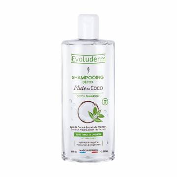 Шампунь Evoluderm Coconut Rain Detox Shampoo для всех типов волос, с водой кокоса, 400 мл Шампунь Evoluderm Coconut Rain Detox Shampoo для всех типов волос, с водой кокоса, 400 мл