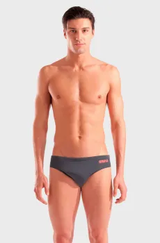 Мужские темно-серые плавки TEAM SWIM BRIEFS SOLID Серый 75 Arena 004773-504