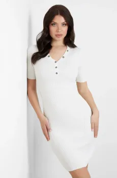 Женское белое платье Белый XS Guess W4YK16.Z37K0;G011