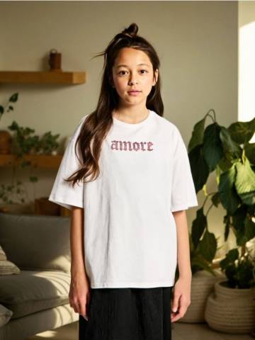 Футболка з цирконіями - білий