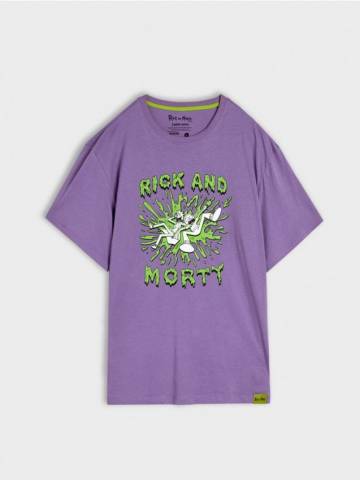 Футболка Rick and Morty - Фіолетовий Футболка Rick and Morty - Фіолетовий