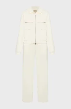 Женский белый спортивный костюм (кофта, брюки) Белый XS Woolrich 200403FRUT5051-8743