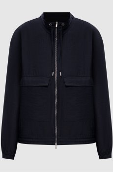 Синяя куртка с цепочкой мониль