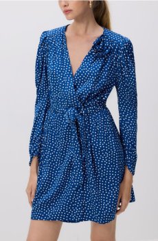 Reserved - Сукня з віскози - синій - 771JL-55X