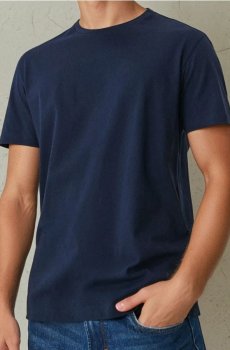 Різдвяна футболка з котом - темно-синій