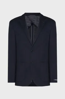 Мужской темно-синий блейзер Синий 50 Karl Lagerfeld 553026.155280;690